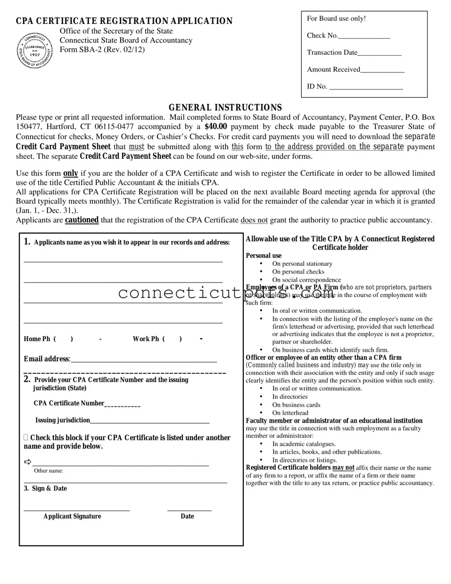 Fill Your Connecticut Sba 2 Form