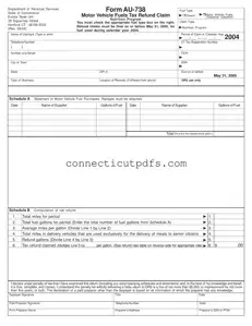 Fill Your Connecticut Au 738 Form