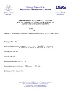 Fill Your Connecticut Capital Improvement Form