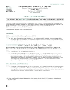 Fill Your Connecticut Ed 177 Form
