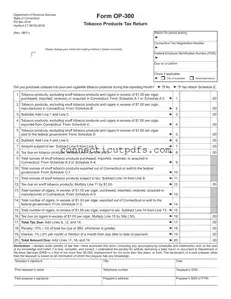 Fill Your Connecticut Op 300 Form